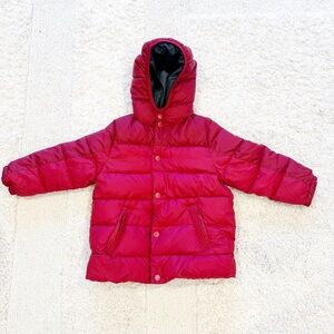 Zara Kids Red Puffer Jacket